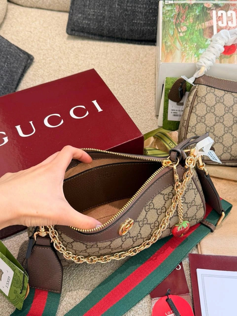 Gucci Ophidia Mini Shoulder Bags (Iconic GG Canvas Series)