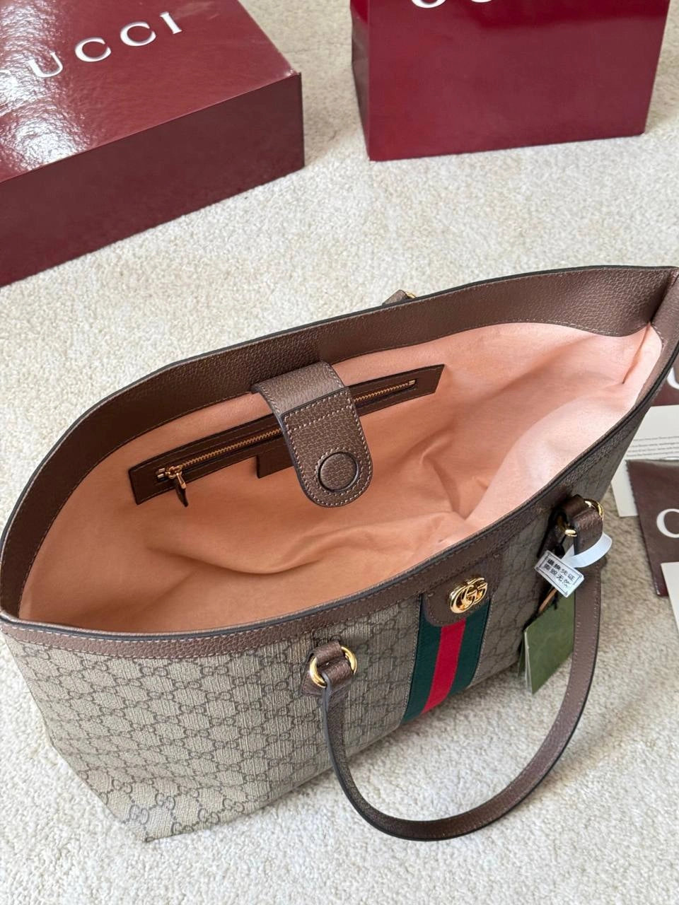 Gucci Ophidia Medium Tote Bag
