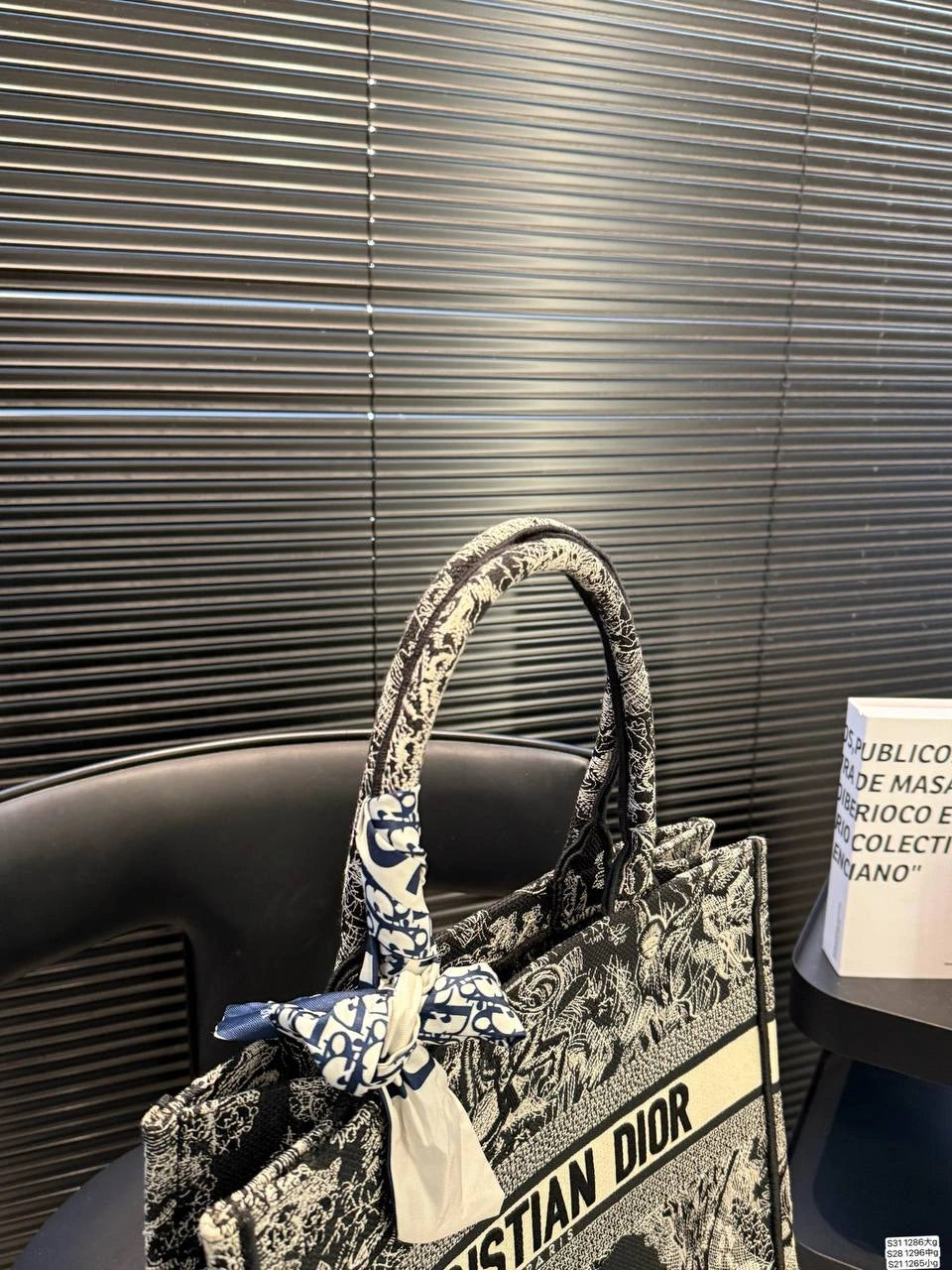 DIOR Book Tote – Toile de Jouy Style