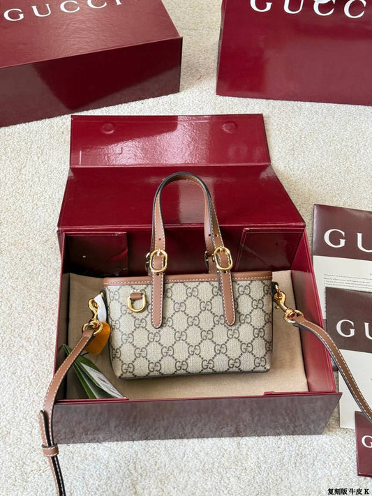 Gucci GG Emblem Mini Tote Bag