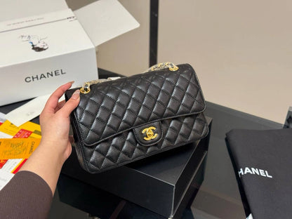 CHANEL Classic Flap Bag - Caviar Leather
