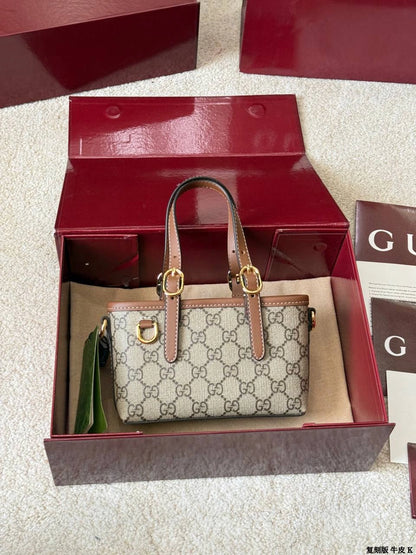 Gucci GG Emblem Mini Tote Bag