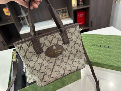 Gucci Ophidia Mini Tote Set (Mini Tote + Wallet + Charm)