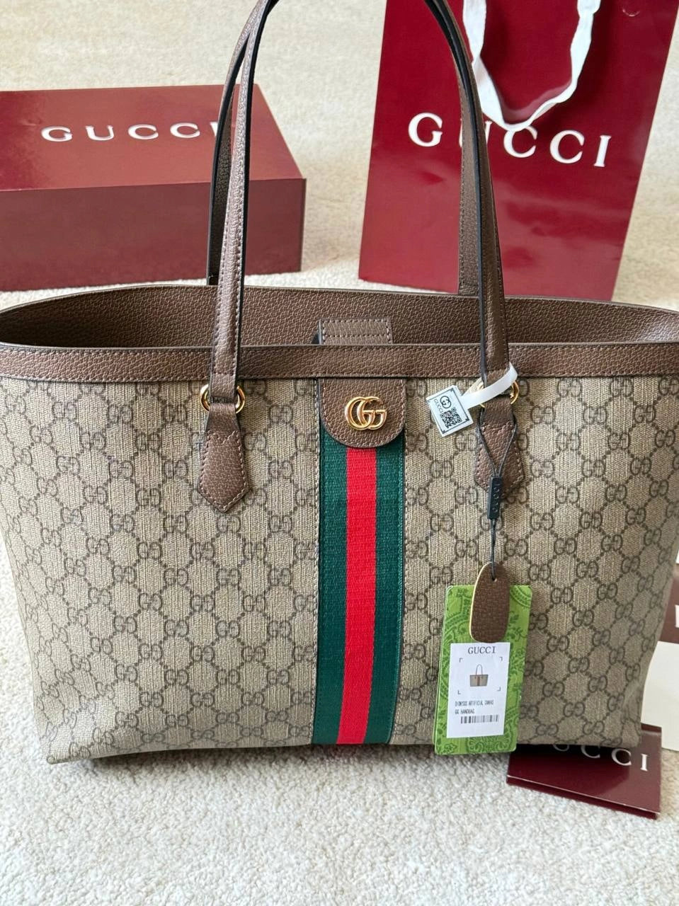 Gucci Ophidia Medium Tote Bag