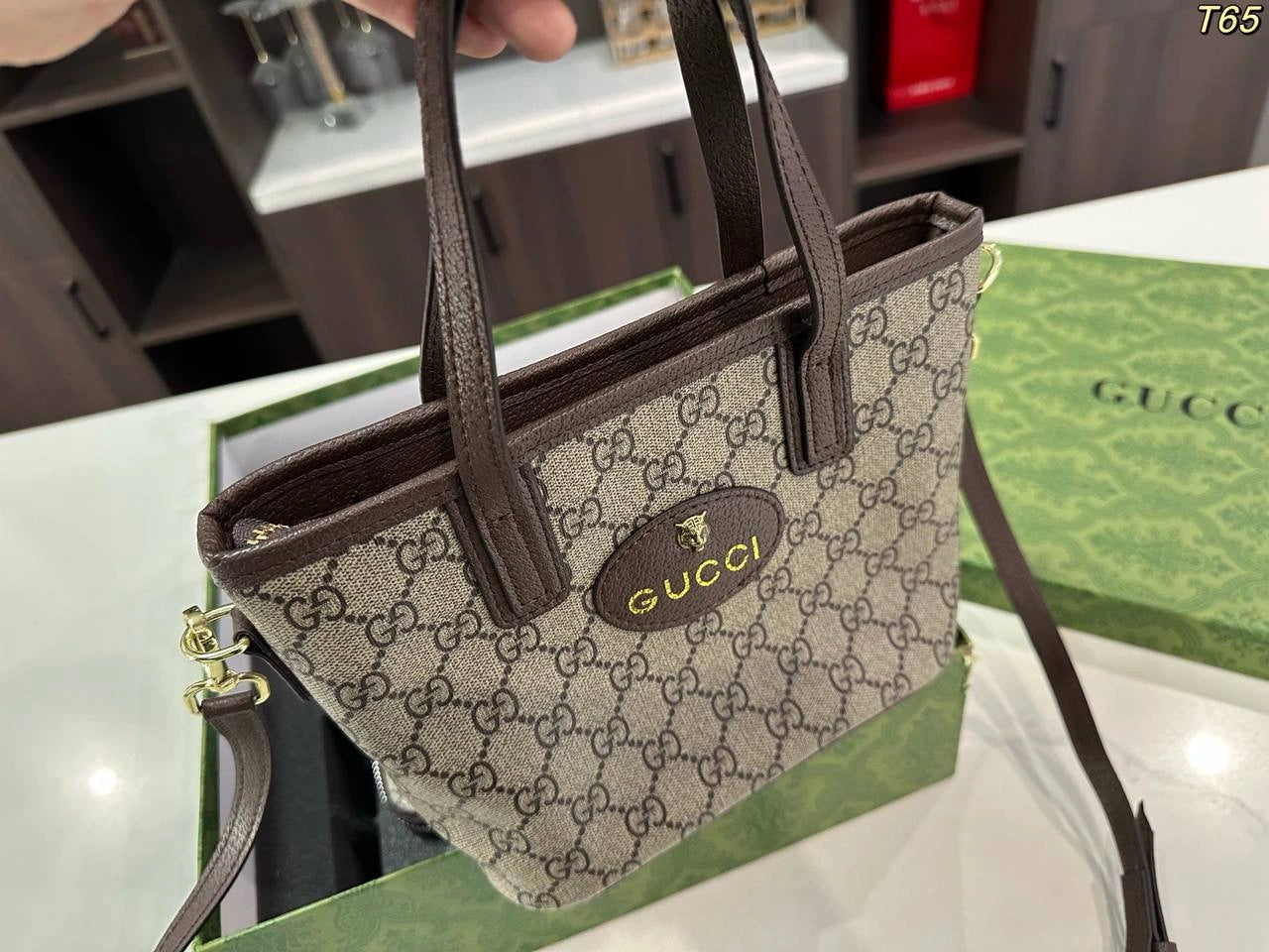 Gucci Ophidia Mini Tote Set (Mini Tote + Wallet + Charm)