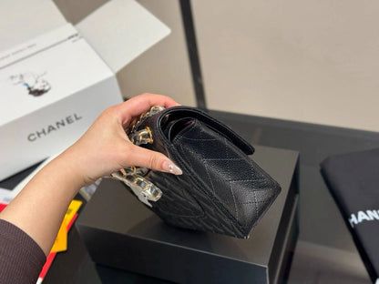 CHANEL Classic Flap Bag - Caviar Leather