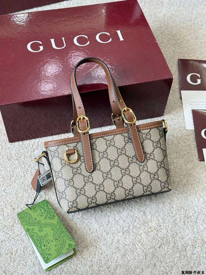 Gucci GG Emblem Mini Tote Bag