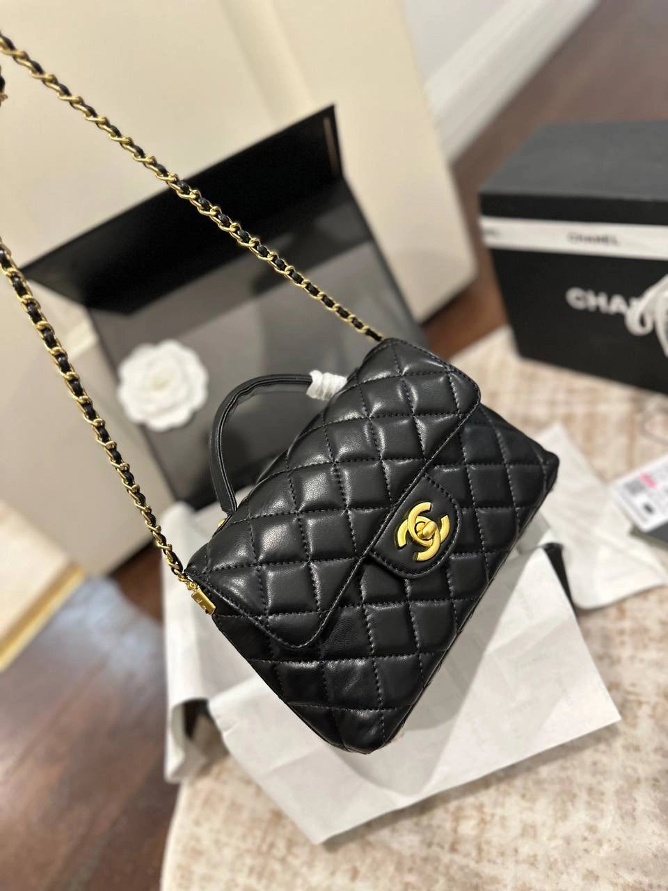 CHANEL 26P Horizontal Kelly Bag