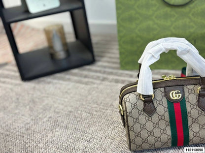 Gucci Boston Pillow Bag (Classic GG Canvas)