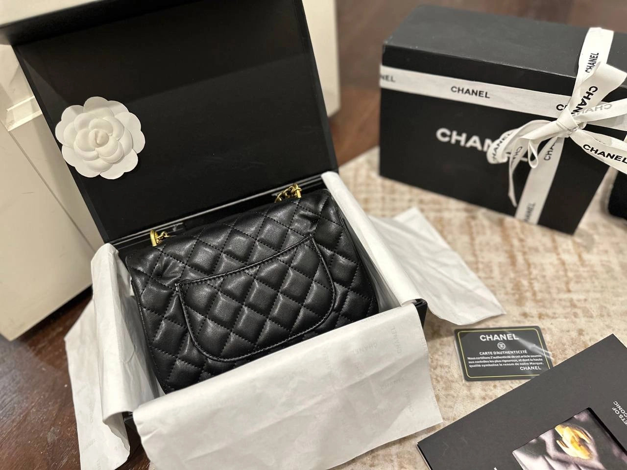 CHANEL 26SS Pearl Chain Large Mini CF