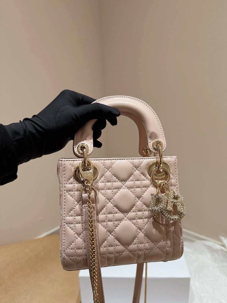 Dior Lady Bag – 3-Grid Edition （PINK, WHITE, BLACK)