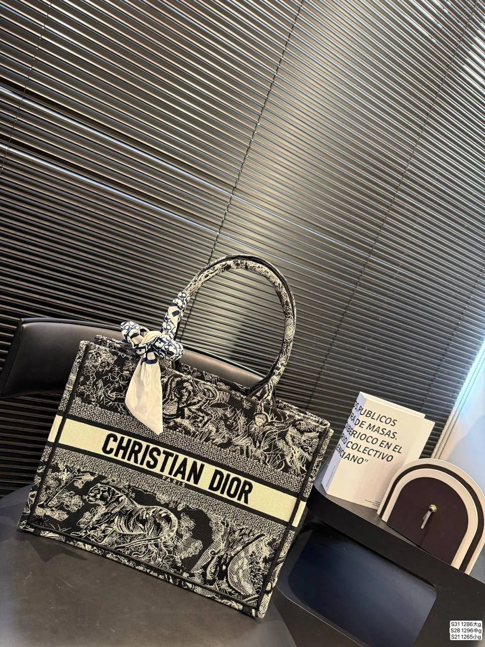 DIOR Book Tote – Toile de Jouy Style