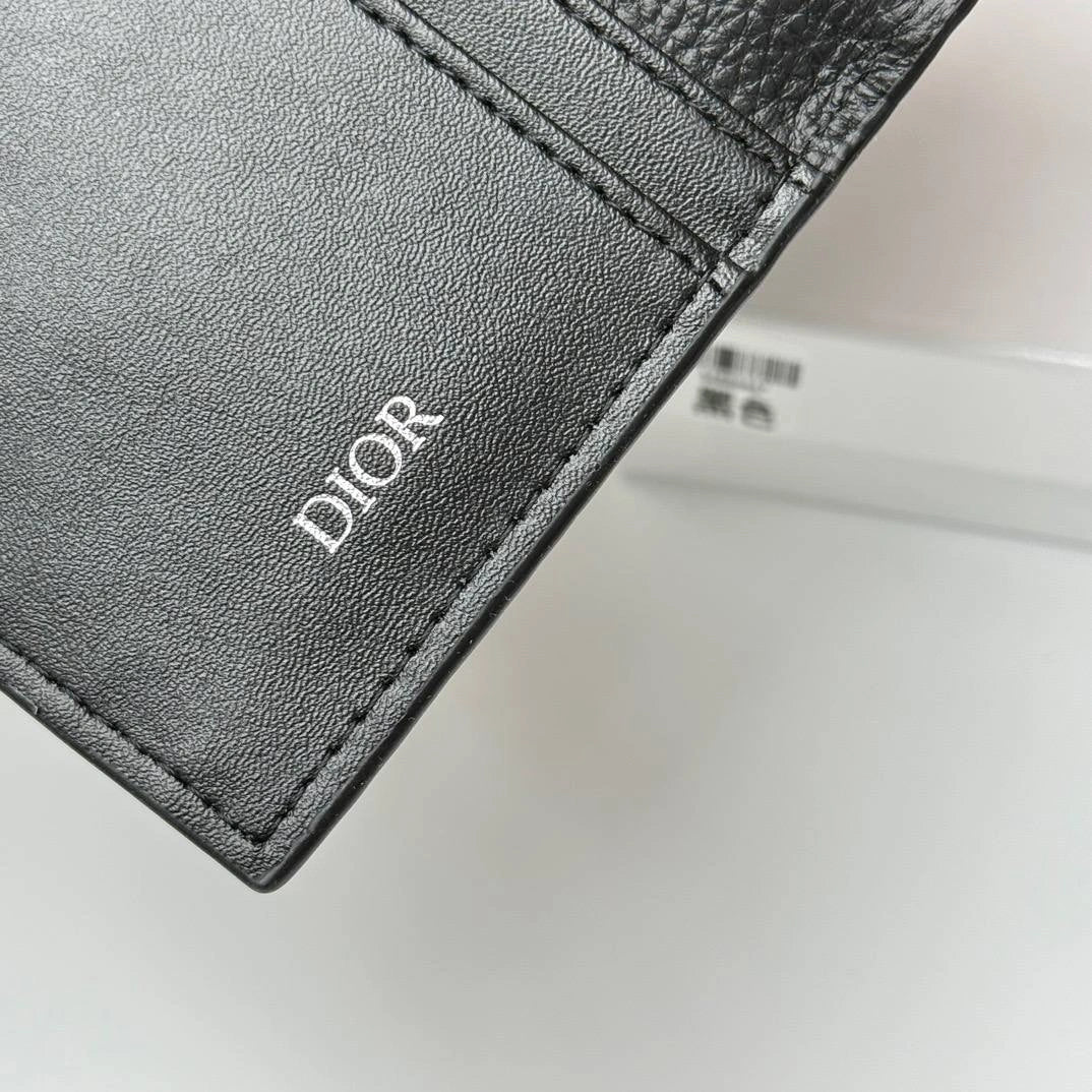 DIOR V02 Embossed Long Wallet