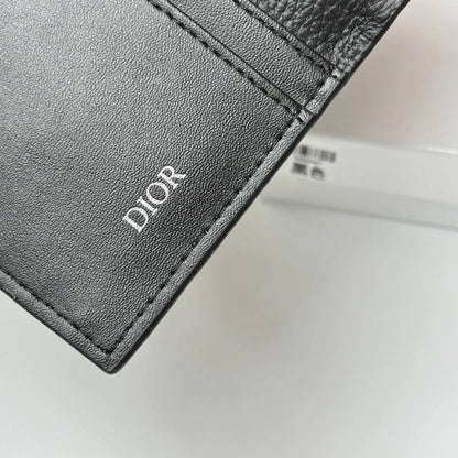 DIOR V02 Embossed Long Wallet