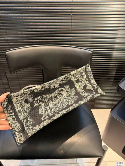 DIOR Book Tote – Toile de Jouy Style