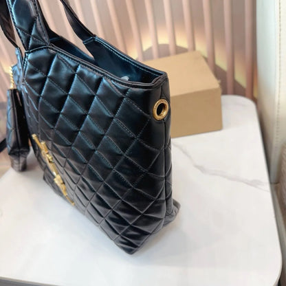 SAINT LAURENT YSL Quilted Tote Bag