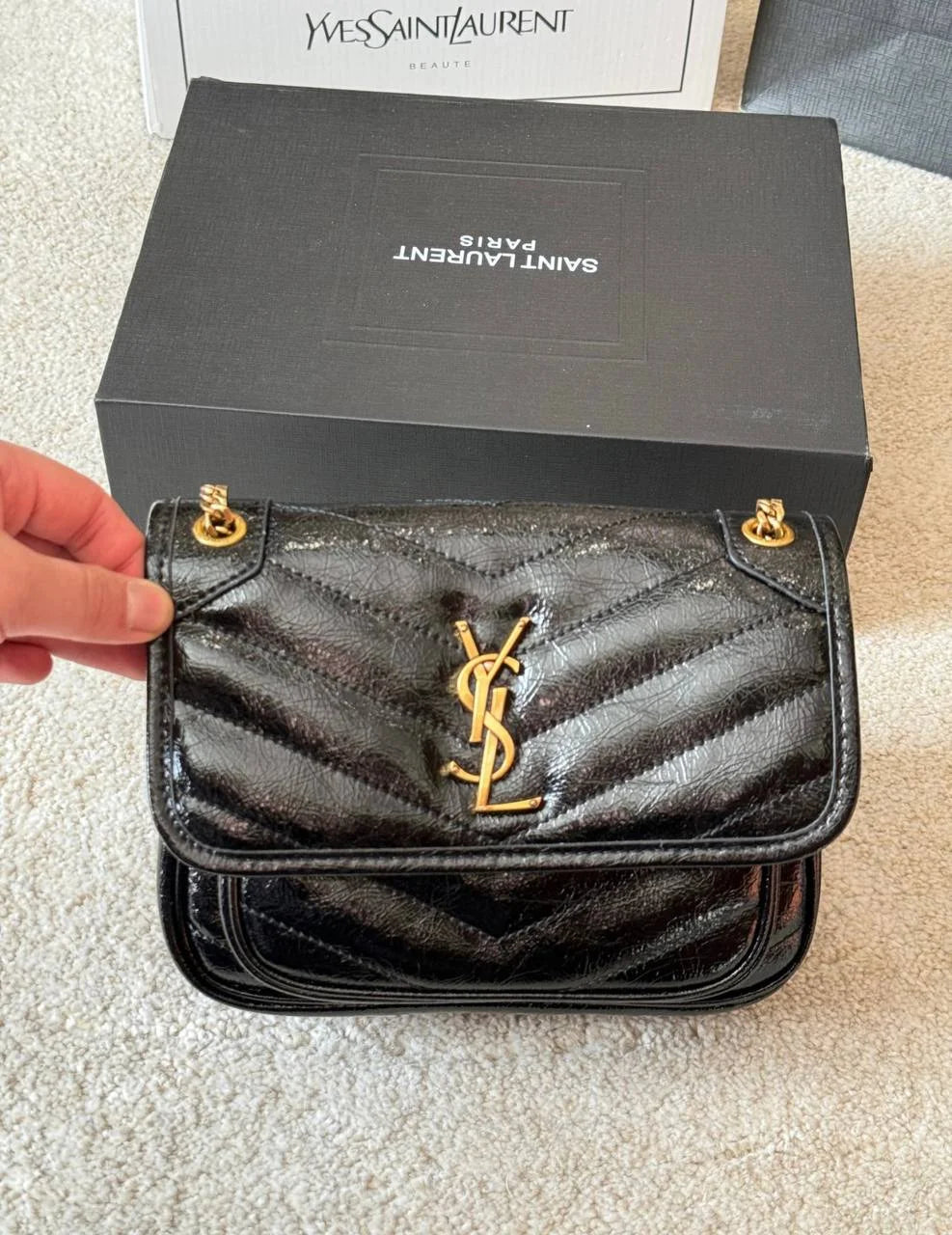 SAINT LAURENT YSL NIKI Flap Messenger Bag