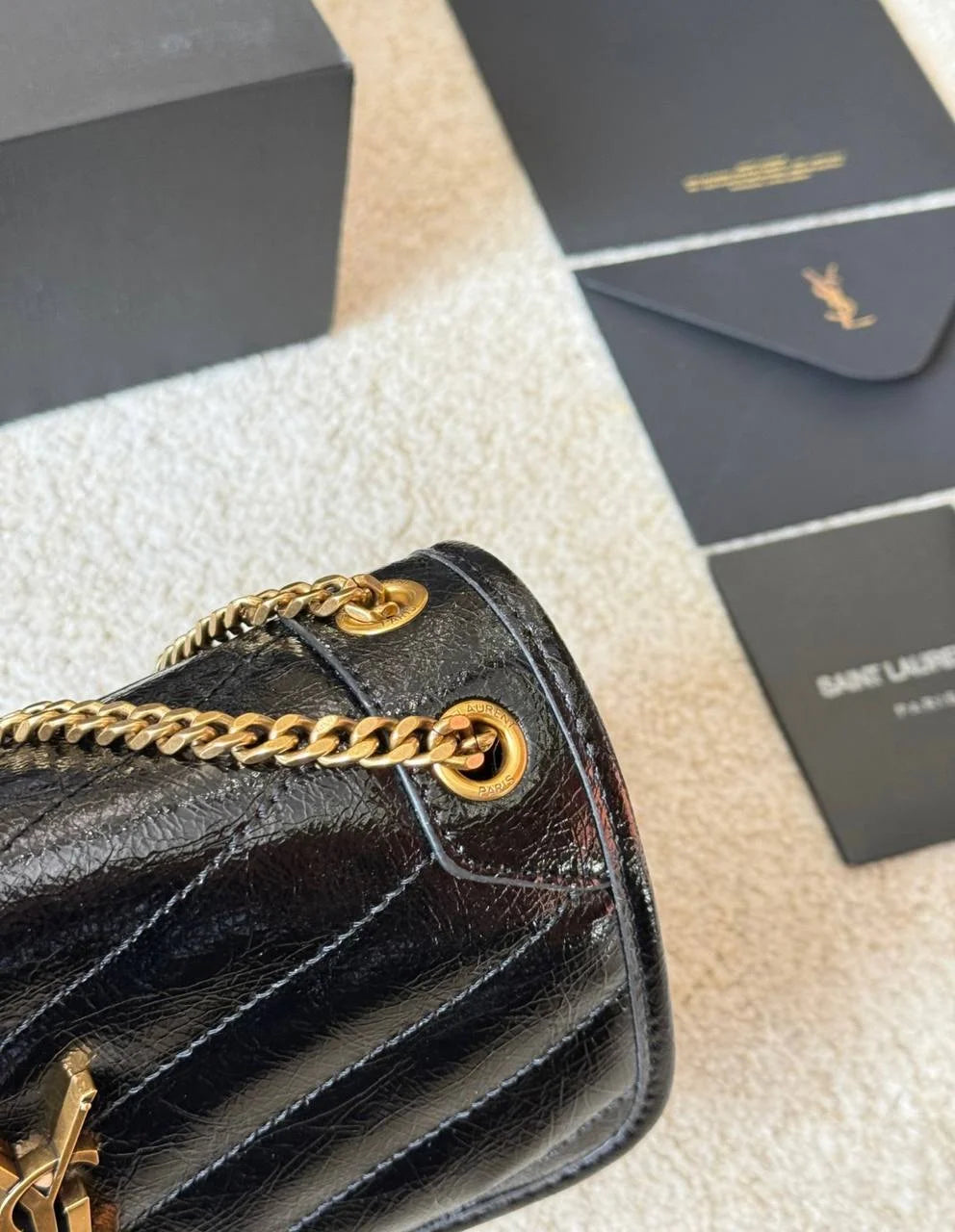 SAINT LAURENT YSL NIKI Flap Messenger Bag