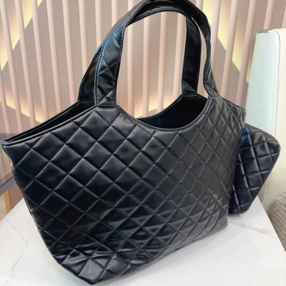 SAINT LAURENT YSL Quilted Tote Bag