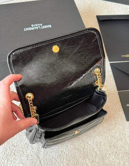 SAINT LAURENT YSL NIKI Flap Messenger Bag
